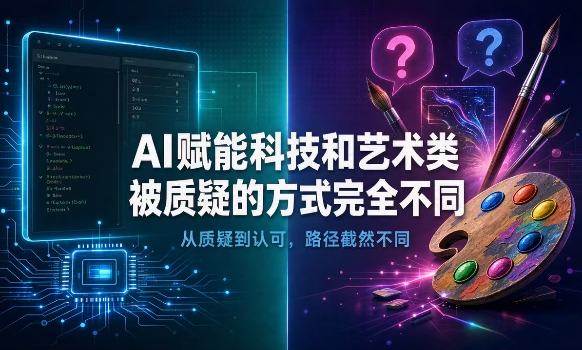AI 写代码与AI 搞创作：被误解的两种方式